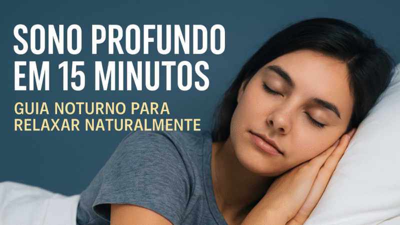 😴 Sono Profundo em 15 Minutos: Guia Noturno Para Relaxar Naturalmente