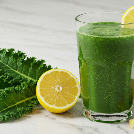Suco de Couve com Limão e Gengibre: Receita Detox Poderosa Para Emagrecer e Fortalecer a Imunidade